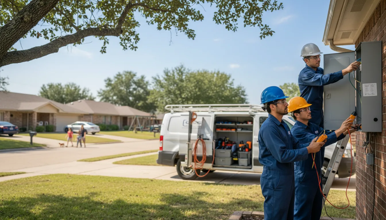 Certified electrician providing emergency electrical services in Mclemoresville, TN